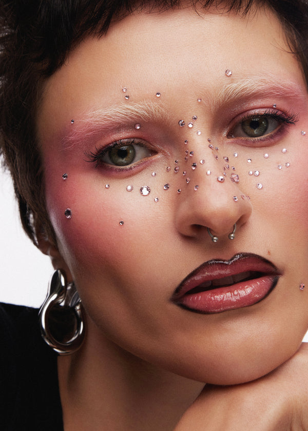 BABY GIRL LIGHT PINK RHINESTONES