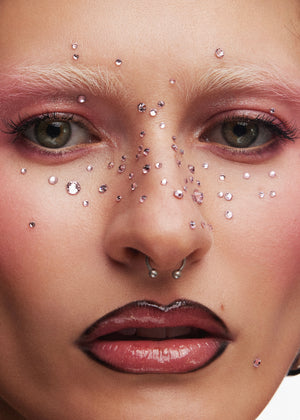 BABY GIRL LIGHT PINK RHINESTONES