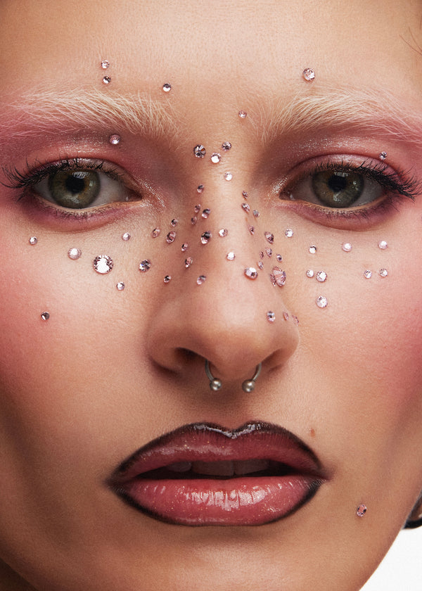 BABY GIRL LIGHT PINK RHINESTONES