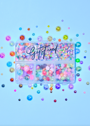 Y2K COLORFUL HOLOGRAPHIC RAINBOW PEARLS