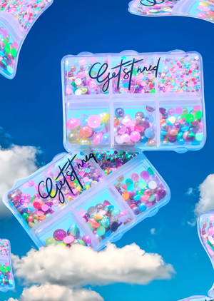 Y2K COLORFUL HOLOGRAPHIC RAINBOW PEARLS