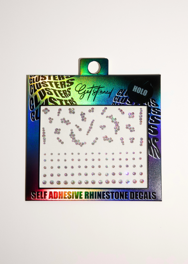 HOLO SELF ADHESIVE RHINESTONE CLUSTERS