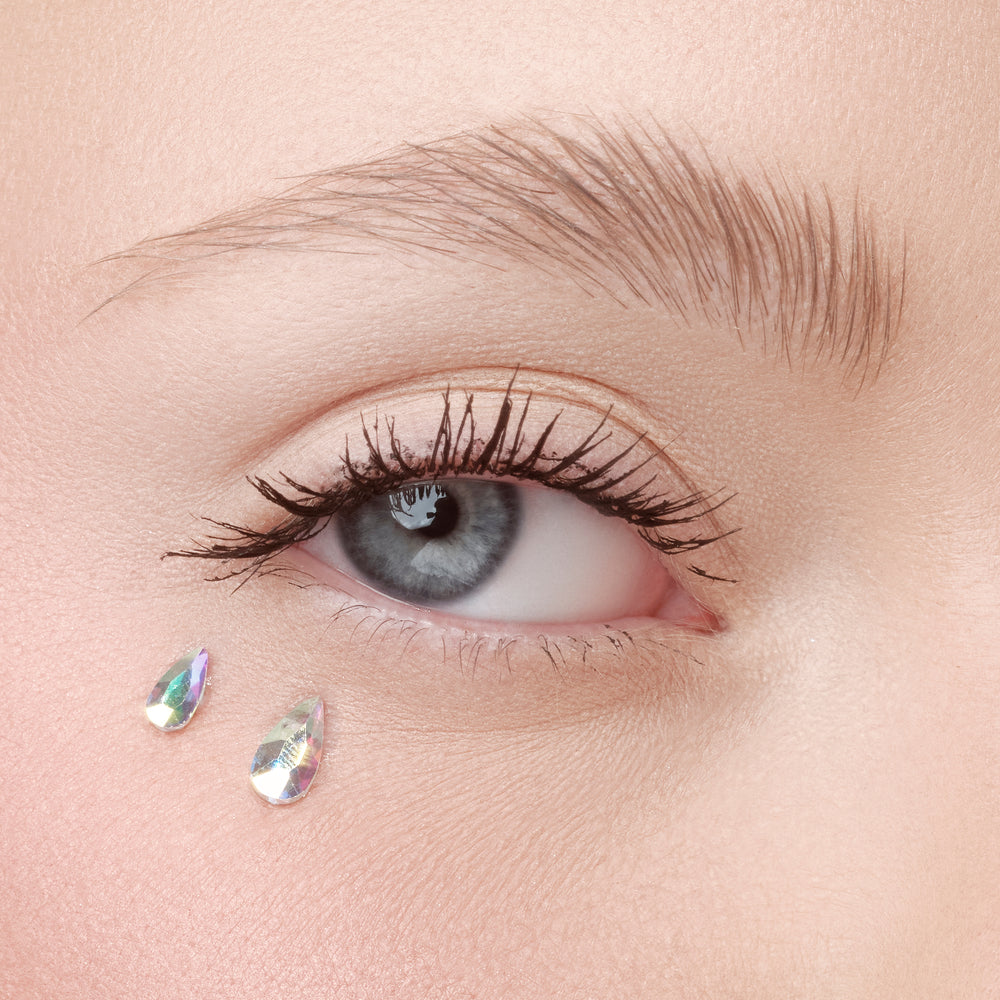 Rhinestone tear drops, flat back rhinestone tear drop, crystal AB tear drops, rhinestones, gems, face gems