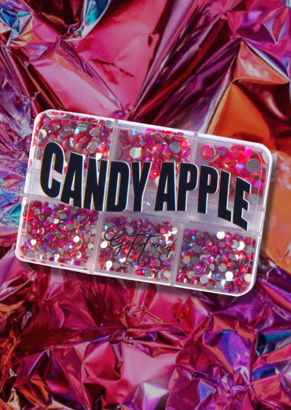 CANDY APPLE VARIETY SIZE RHINESTONE PACK