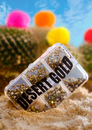 DESERT GOLD MIRRORED RHINESTONES