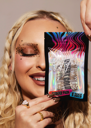 DESERT GOLD MIRRORED RHINESTONES